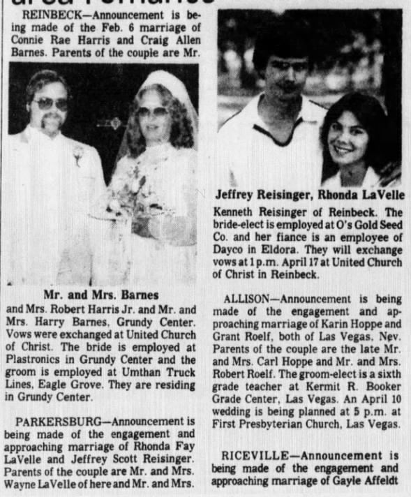 Clipping from The Courier